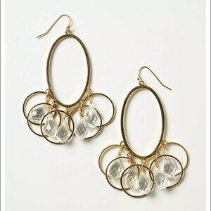 Lorgnette Jewel Drop Earrings